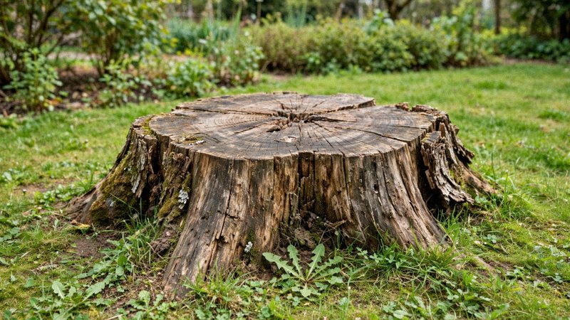 Frezowanie pni — schemat usuwania pniaka frezarką — zdjęcie 1