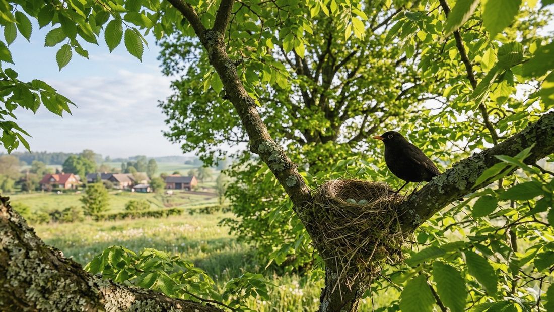 Drzewo liściaste w sezonie lęgowym ptaków — okres zakazu wycinki