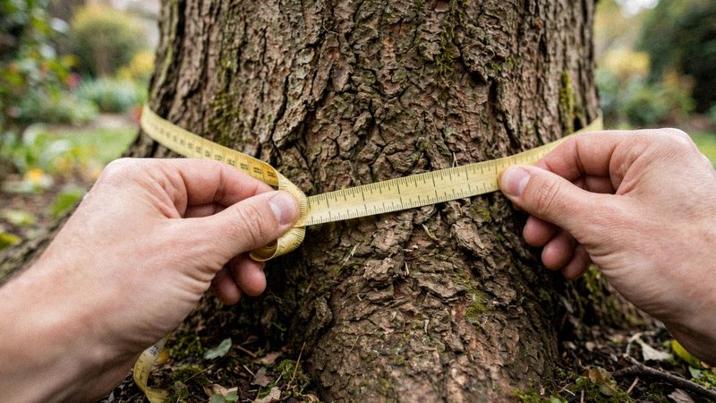 Świeży pniak po nielegalnie usuniętym drzewie na działce — zdjęcie 2