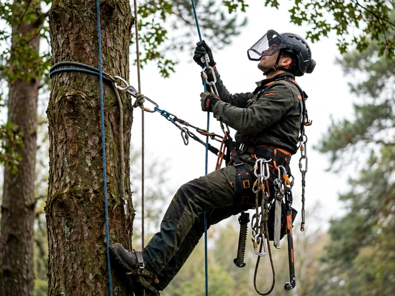 Wycinka alpinistyczna Łódź — sekcyjne cięcie